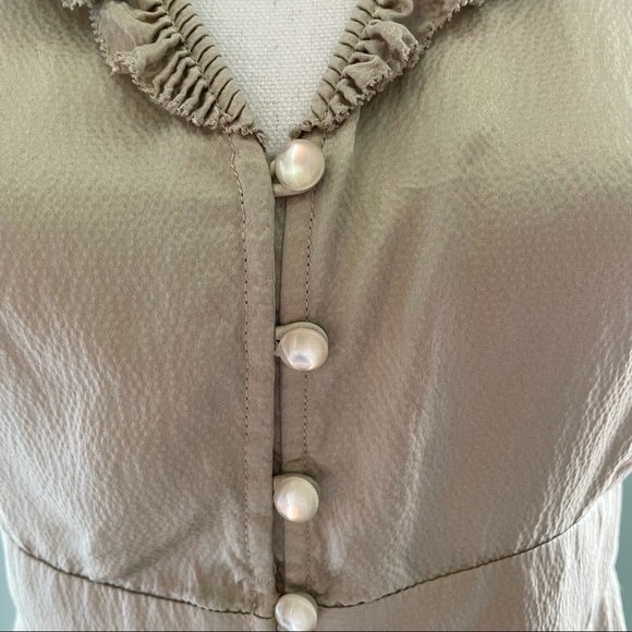 White House Black Market Silk Blouse Sz small - Picture 3 of 7